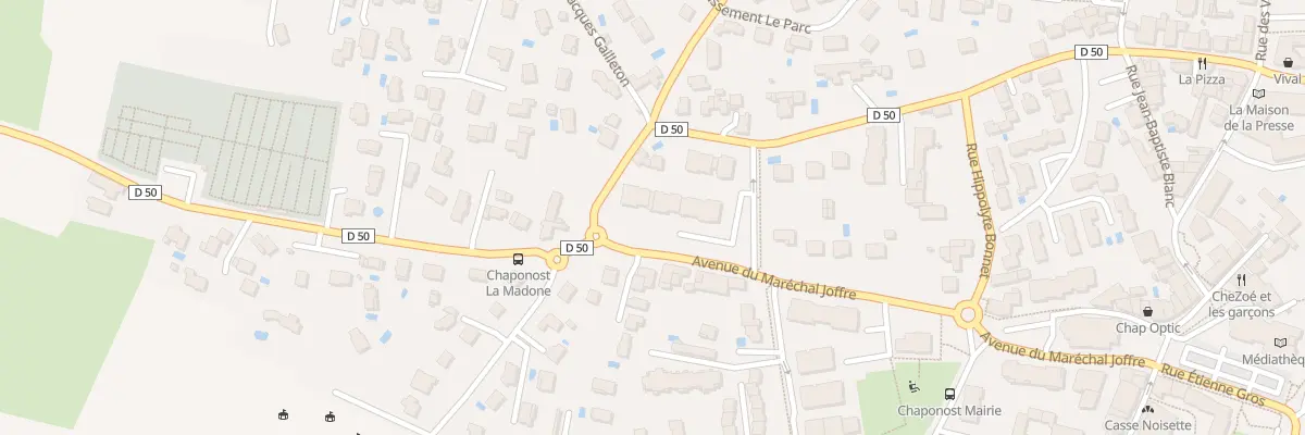 Plan du 1A Rue Gerard Neyrin à Chaponost