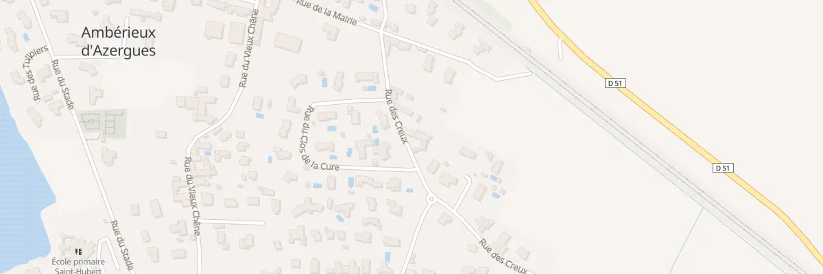 Plan du 109 Rue des Creux à Ambérieux