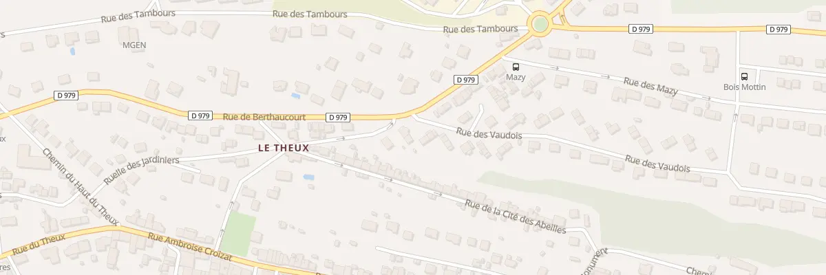Plan du 2 Rue des Vaudois à Charleville-Mézières