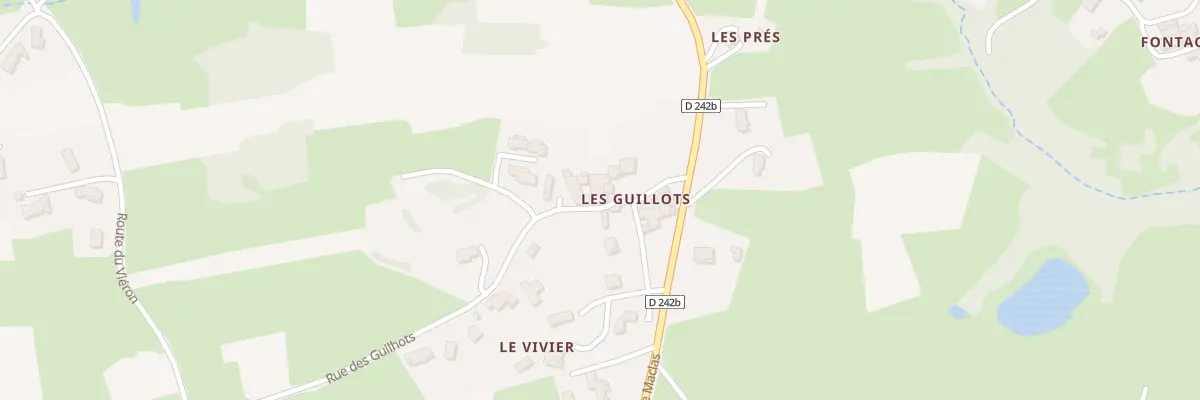 Plan du 5138 Guillots à Félines
