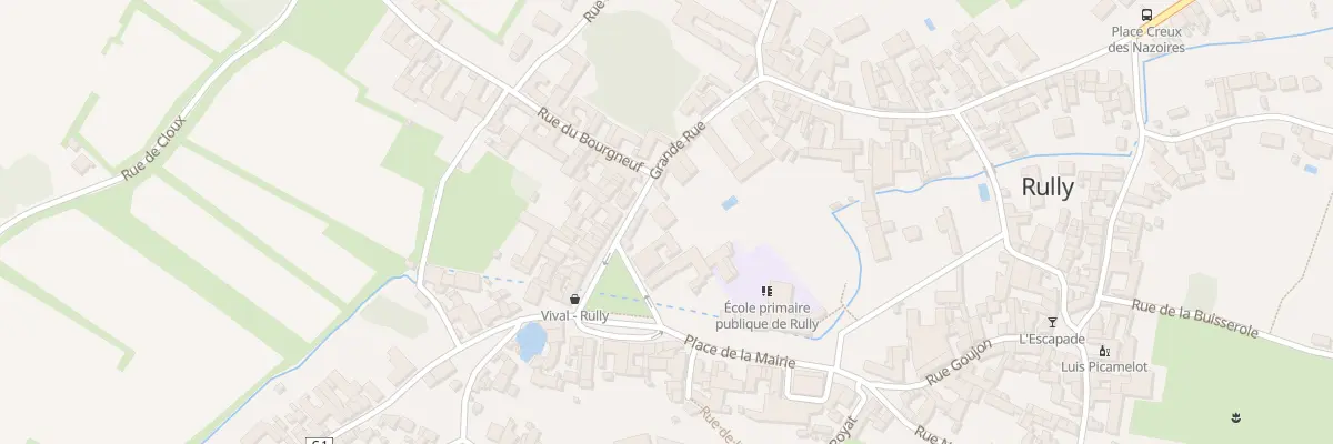 Plan du 2 Gr Grande Rue à Rully