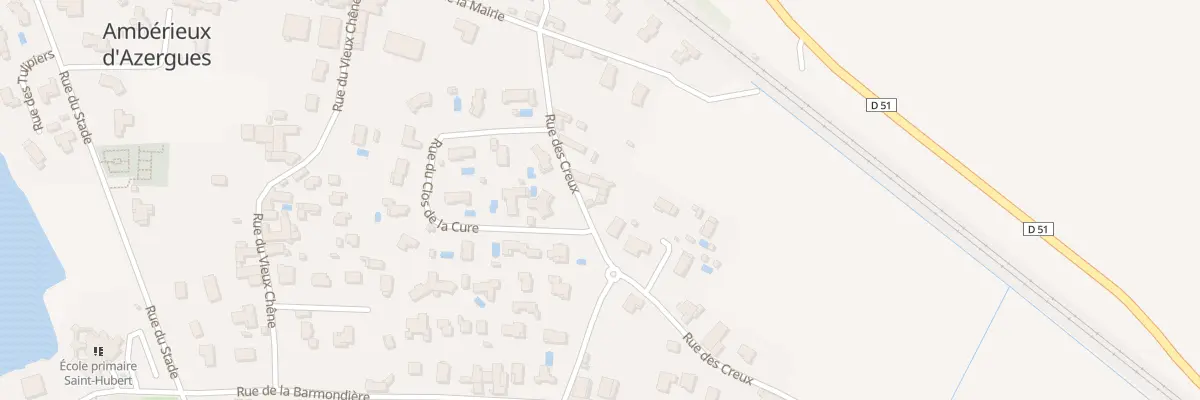 Plan du 141 Rue des Creux à Ambérieux