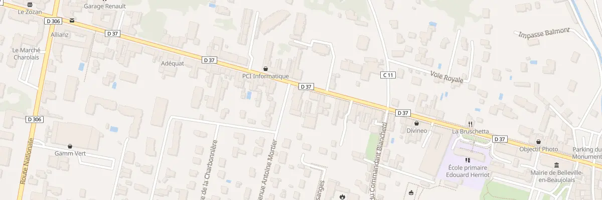 Plan du 151 Rue de la République à Belleville-en-Beaujolais
