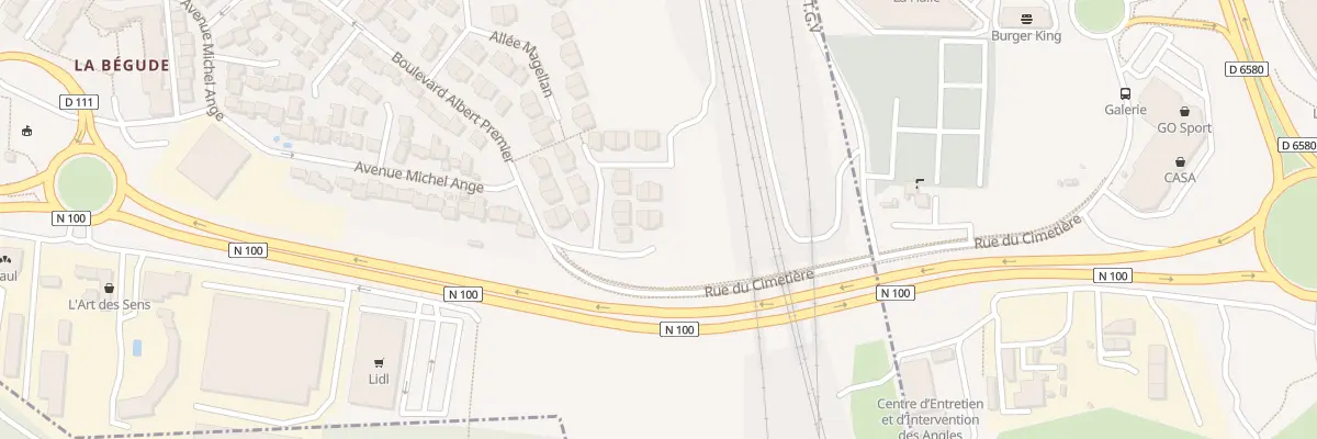 Plan du 51 Bd Albert 1er à Rochefort-du-Gard