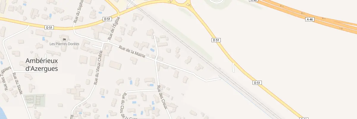 Plan du 291 Rue de la Mairie à Ambérieux