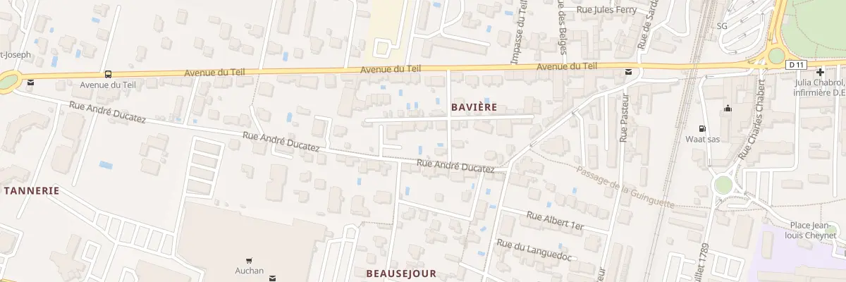 Plan du 24 Rue André Ducatez à Montélimar