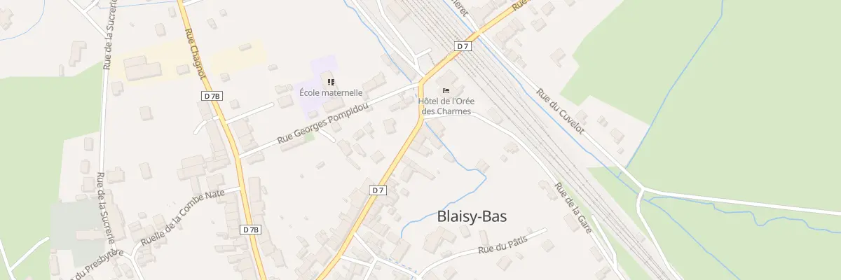 Plan du 52 Rue d’Avau à Blaisy-Bas