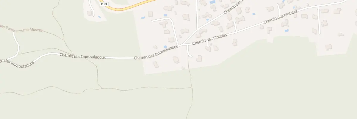 Plan du 439 Che des Immouladous à Mornas