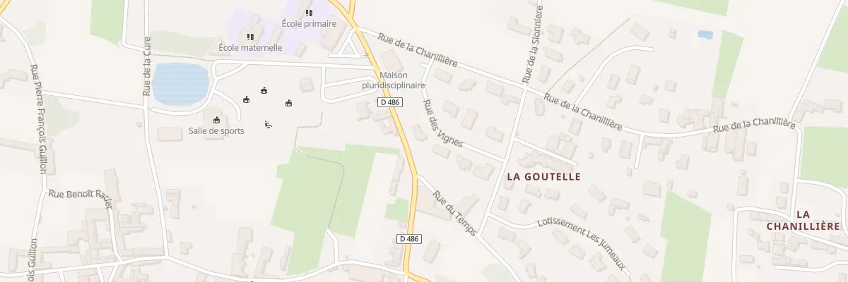 Plan du 80 Rue des Vignes à Romanèche-Thorins