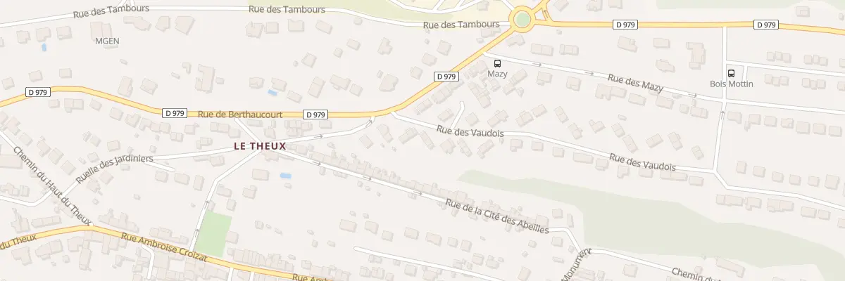 Plan du 8 Rue des Vaudois à Charleville-Mézières