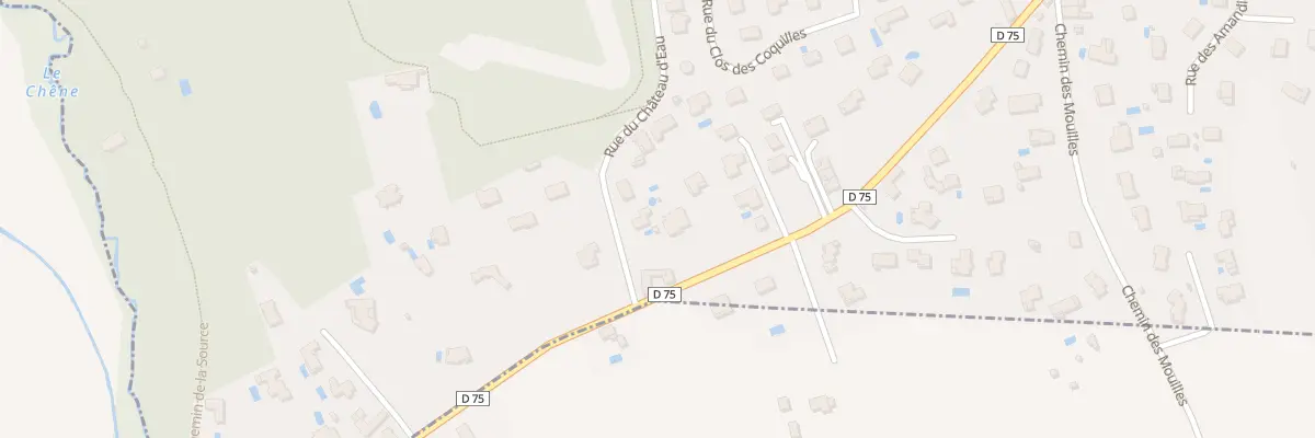 Plan du 22B Rte du Pont de Chêne à Francheville