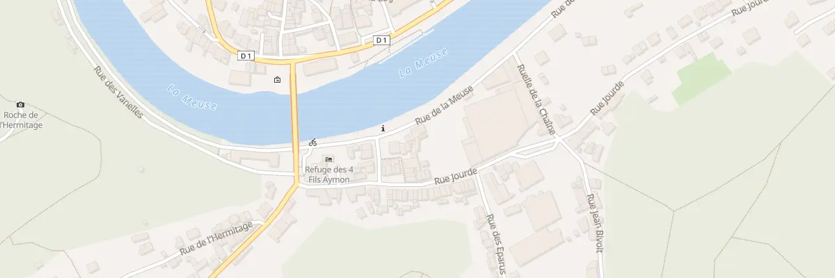Plan du 22 Rue de la Meuse à Bogny-sur-Meuse