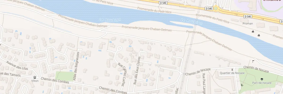 Plan du 11 Rue des Eaux Claires à Montélimar