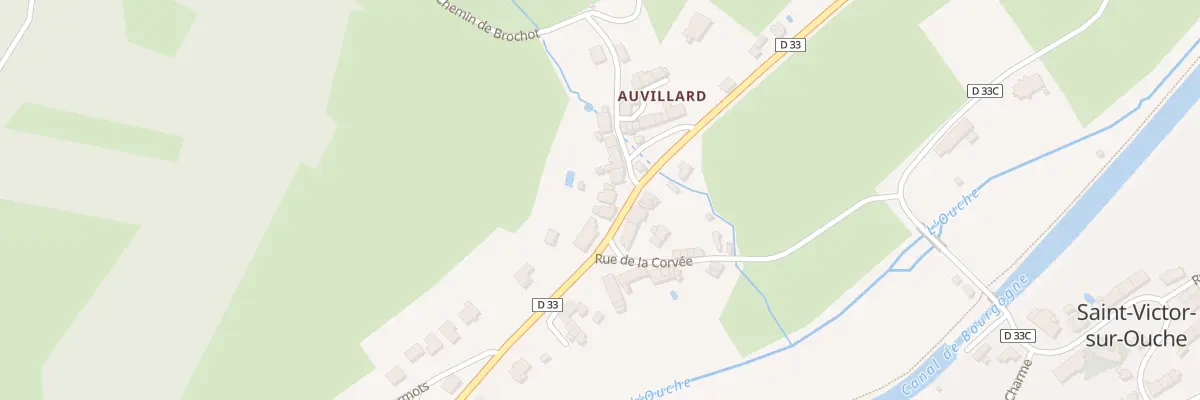 Plan du 22 Rte de la Vallée à Saint-Victor-sur-Ouche