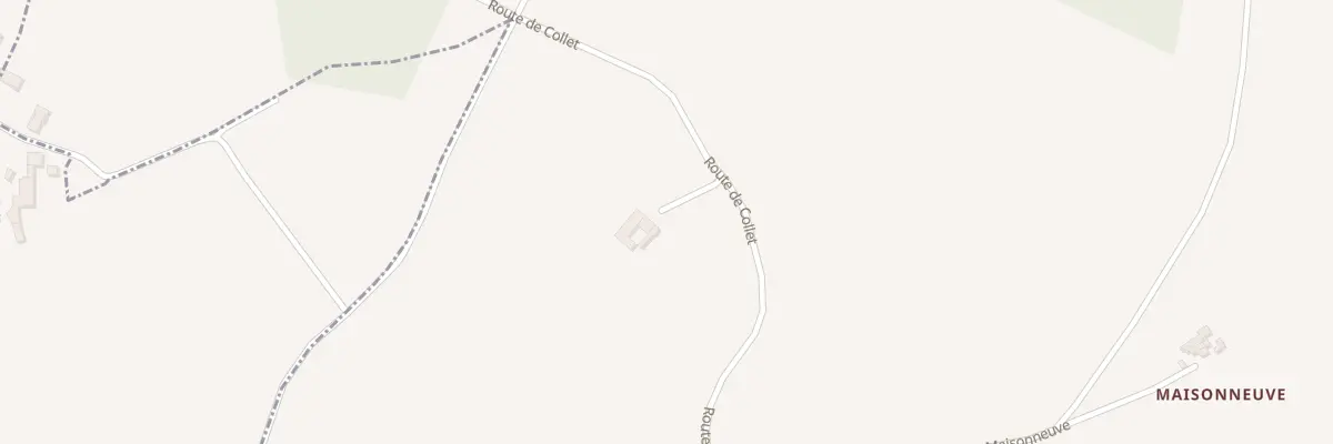 Plan du 540 Rte de Collet à Cheminas