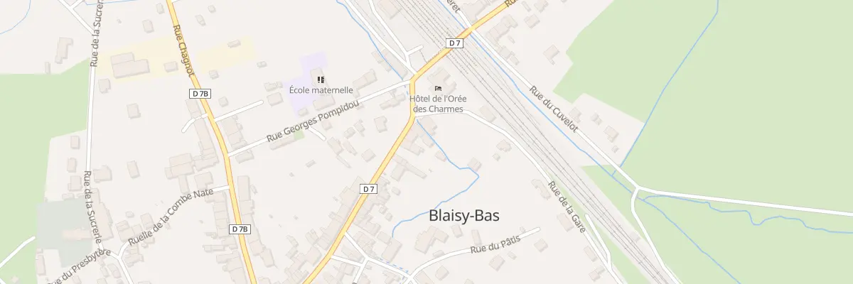 Plan du 54 Rue d’Avau à Blaisy-Bas