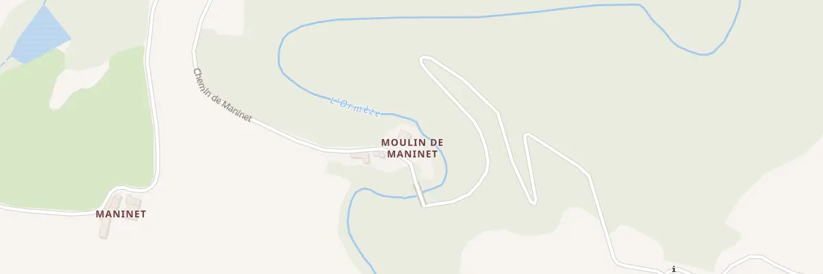 Plan du 1385 Che de Maninet à Colombier-le-Jeune