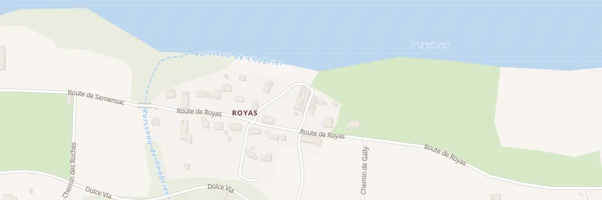 Plan du 5332 Plaine de Royas à Saint-Laurent-du-Pape