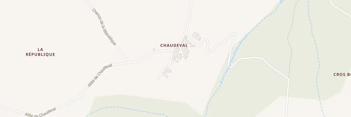 Plan du 25 Che des Battages à Cheminas