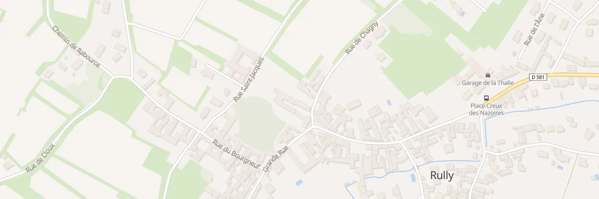Plan du 3 Rue de Chagny à Rully