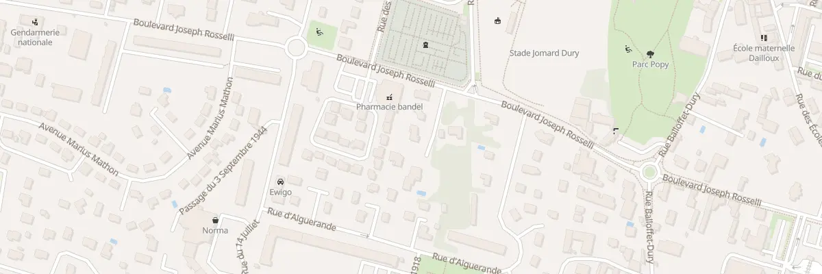 Plan du 35C Bd Joseph Rosselli à Belleville-en-Beaujolais