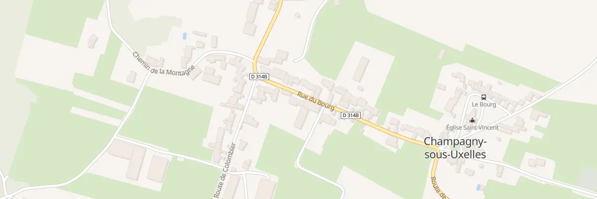 Plan du 7 Rue du Bourg à Champagny-sous-Uxelles