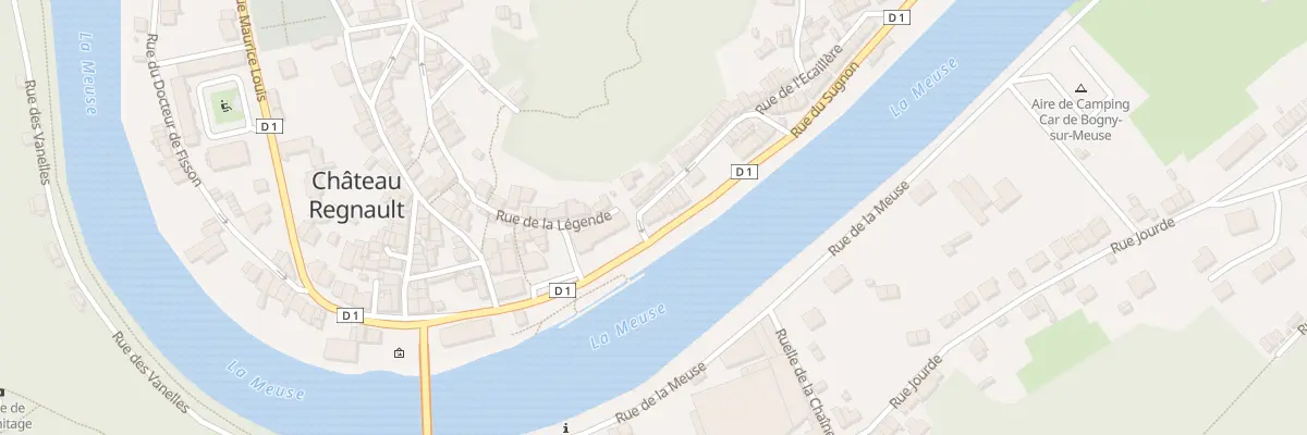 Plan du 2 Rue du Faubourg à Bogny-sur-Meuse