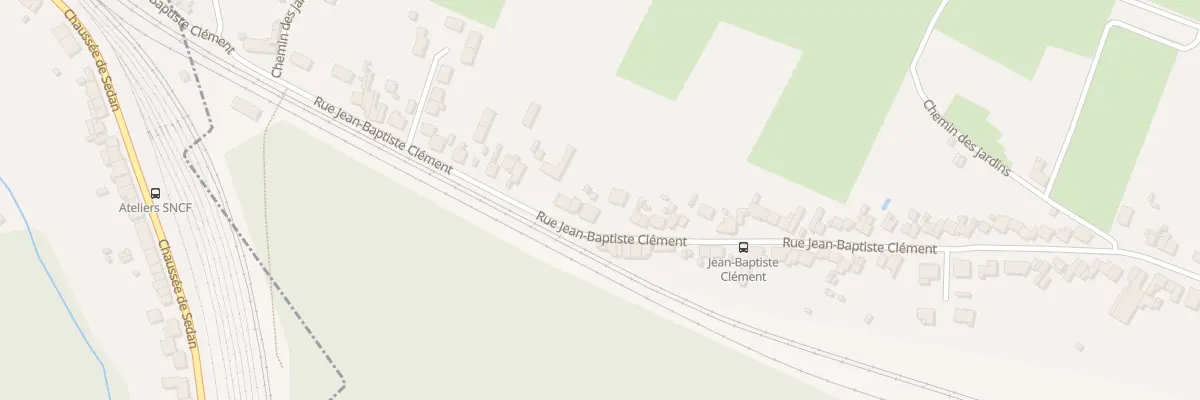 Plan du 104 Rue Jean-baptiste Clément à Villers-Semeuse