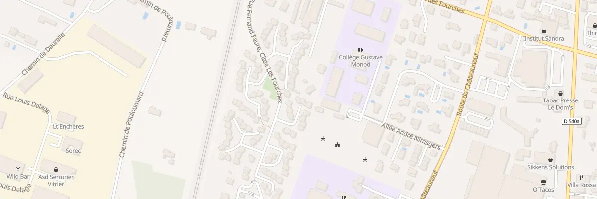 Plan du 31 Rue Fernand Faure à Montélimar