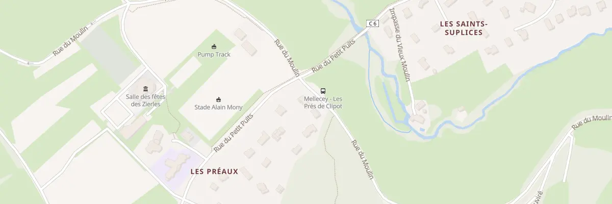 Plan du 1031 Rue du Moulin à Mellecey