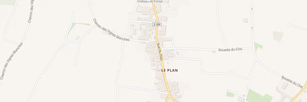 Plan du 265 Rue du Plan à Fuissé