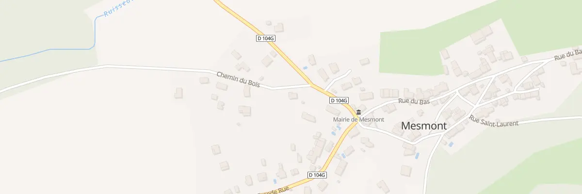 Plan du 1 Che du Bois à Mesmont