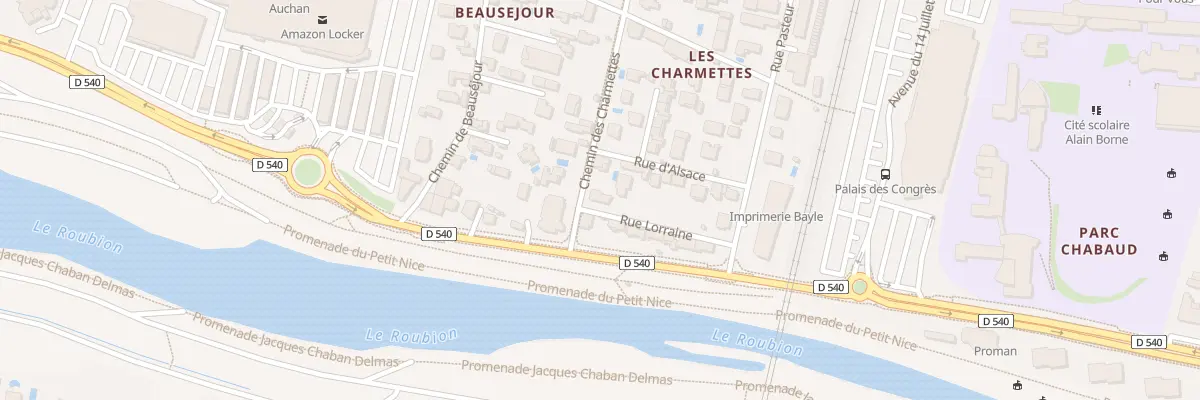 Plan du 5000 Rue de Lorraine à Montélimar