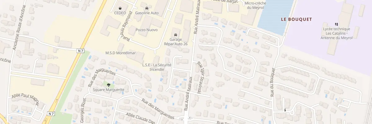 Plan du 4 Rue Darius Milhaud à Montélimar