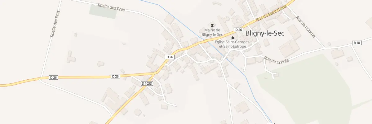 Plan du 9005 Rue du Midi à Bligny-le-Sec