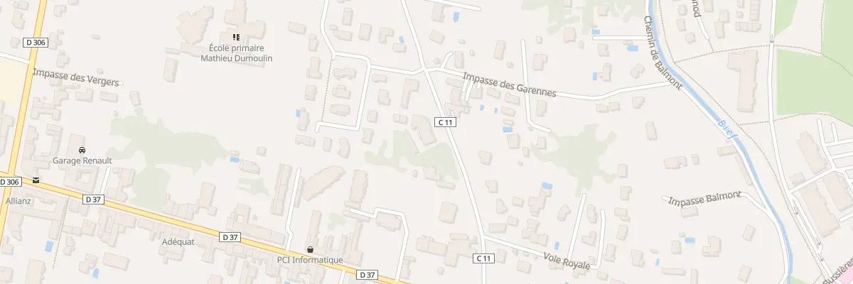 Plan du 155 Rue Jean Carron à Belleville-en-Beaujolais