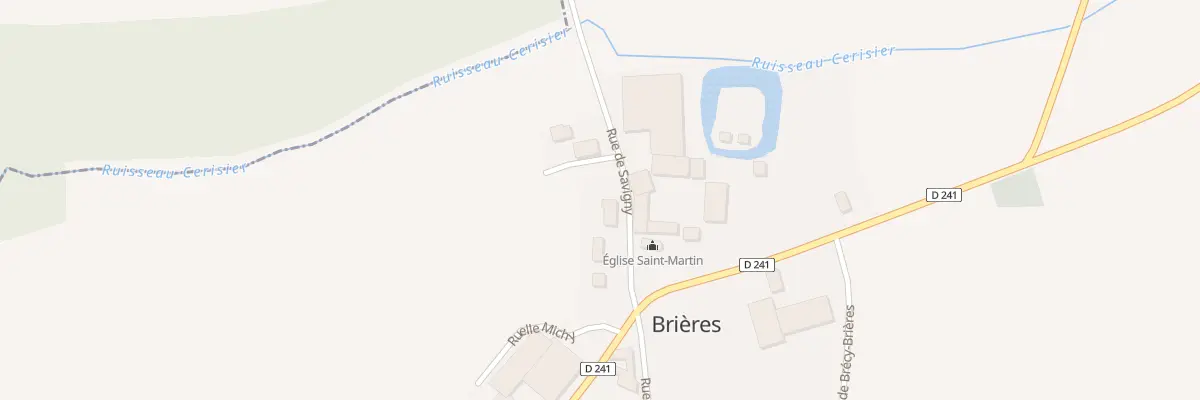 Plan du 6 Rue Justine à Brécy-Brières