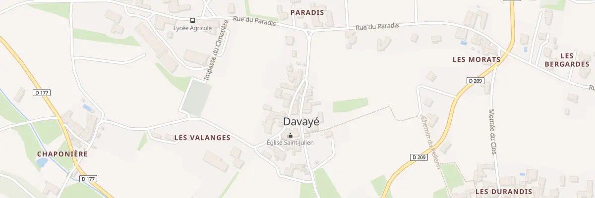 Plan du 27 Rue du Puits à Davayé