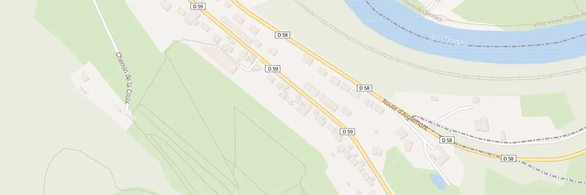 Plan du 58 Rte de Saint Laurent à Charleville-Mézières
