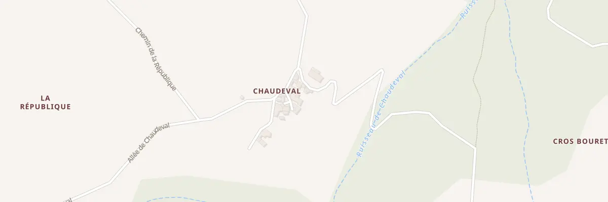Plan du 830 All de Chaudeval à Cheminas