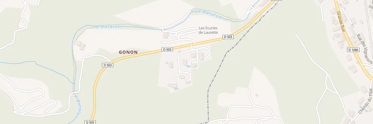 Plan du 5777 Gonon à Malleval