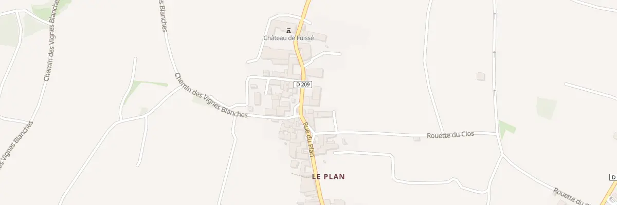 Plan du 308 Rue du Plan à Fuissé