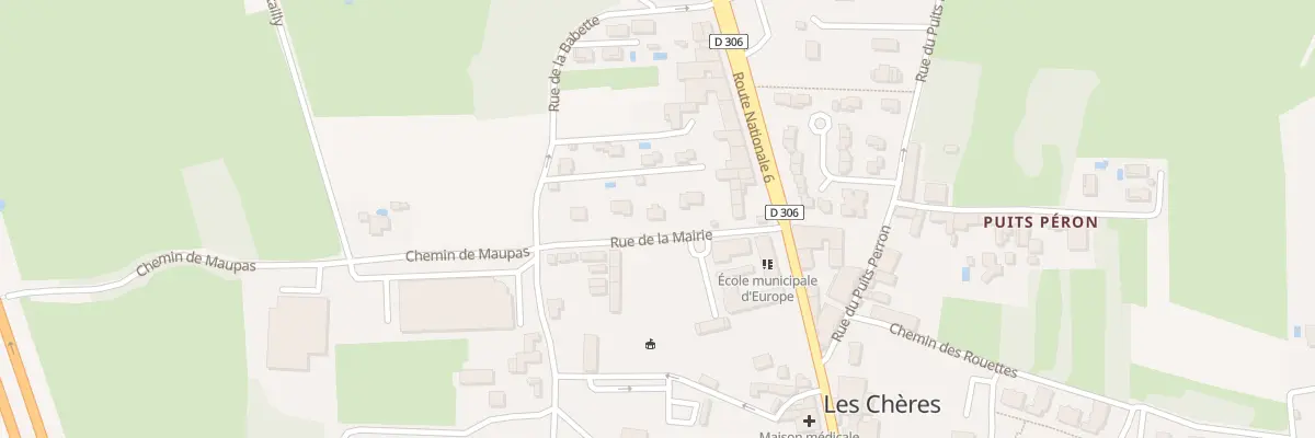 Plan du 4 Rue de la Mairie aux Chères