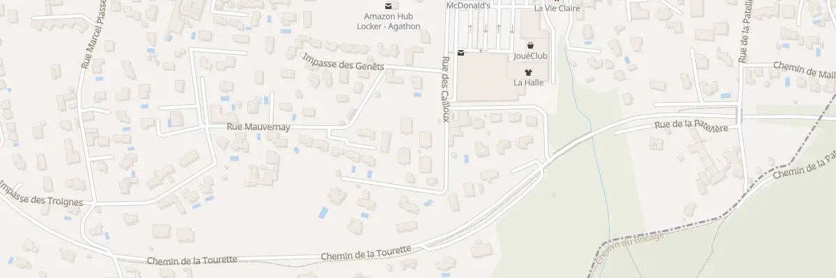 Plan du 8 Rue des Cailloux à Craponne