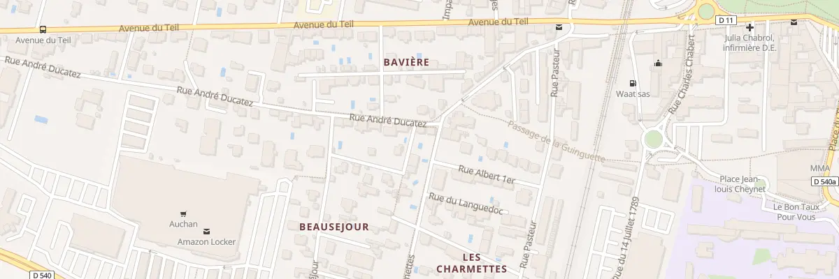 Plan du 33 Rue André Ducatez à Montélimar