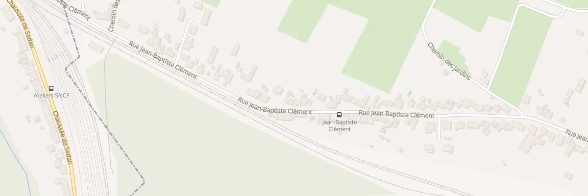 Plan du 96 Rue Jean-baptiste Clément à Villers-Semeuse