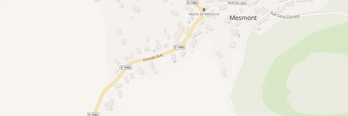 Plan du 9 Grande Rue à Mesmont