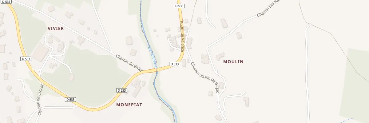 Plan du 5130 Moulin à Champis