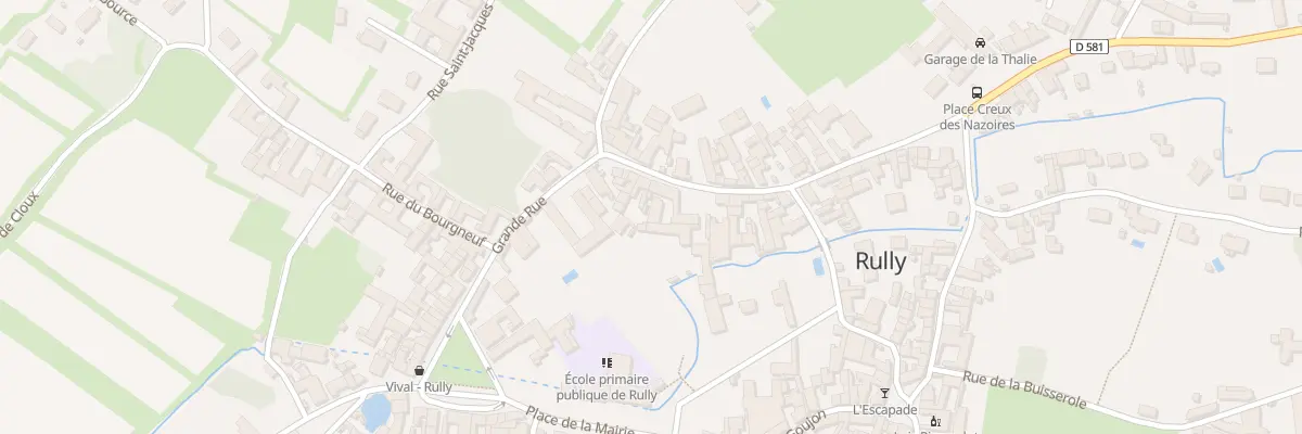 Plan du 24 Grande Rue à Rully