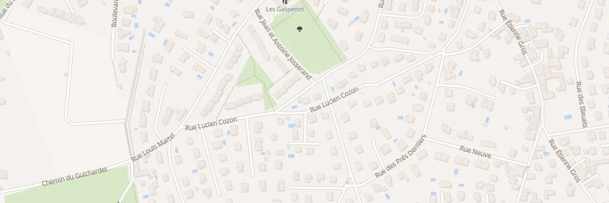 Plan du 32 Rue Lucien Cozon à Chaponost